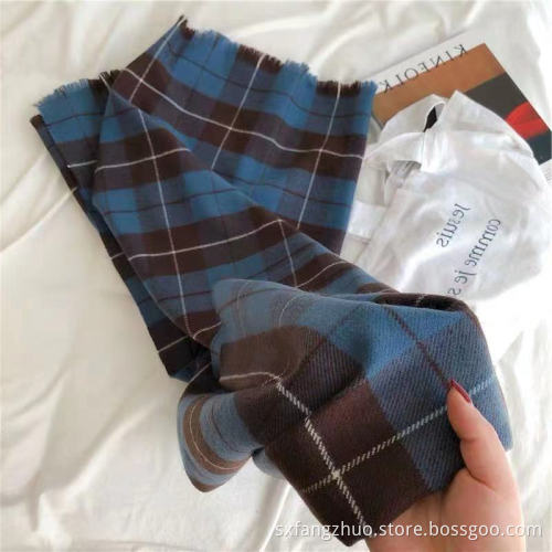 ladies scarf 64*204 printed winter scarf for women